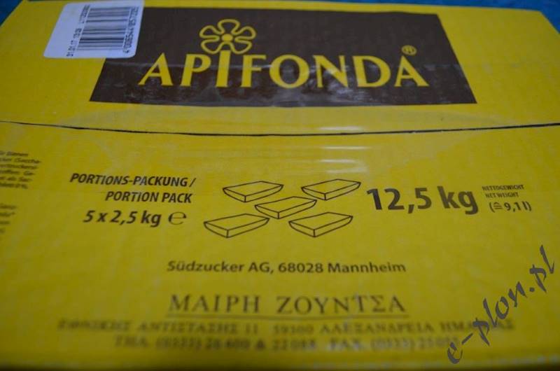 Pasza dla pszczół - ciasto APIFONDA 2,5 kg