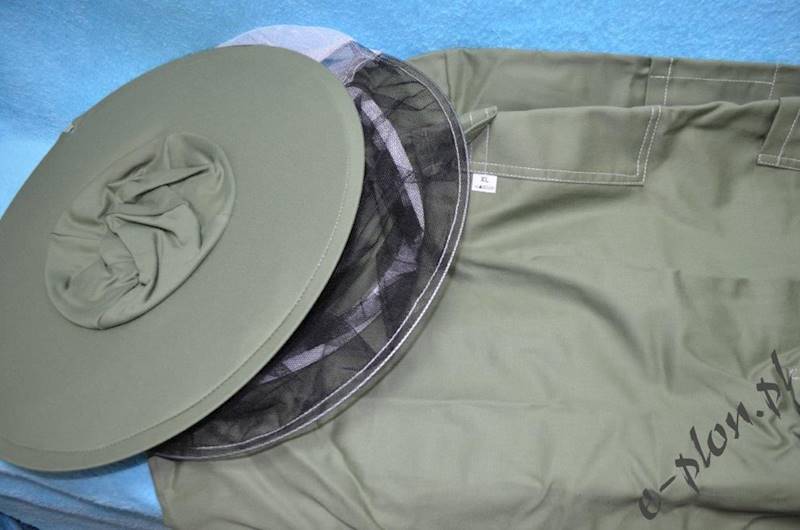 Bluza pszczelarska z kapeluszem /bez zamka/ - L