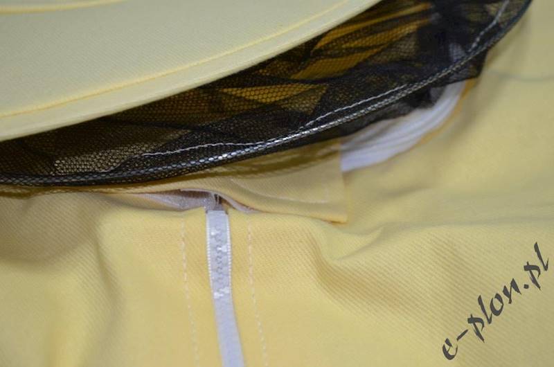 Bluza pszczelarska z kapeluszem /zamek/ rozm. XXL