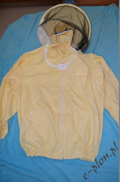 Bluza pszczelarska z kapeluszem /zamek/ rozm. XXXL