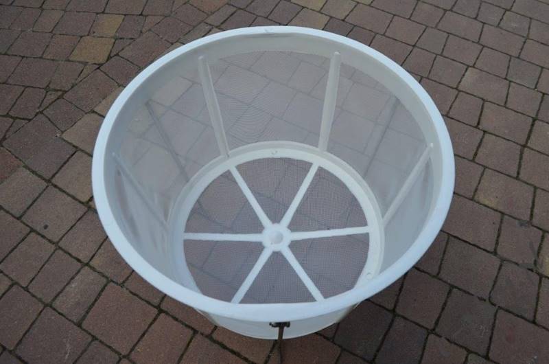 Sito cylindryczne plastik + stojak / kpl / duże