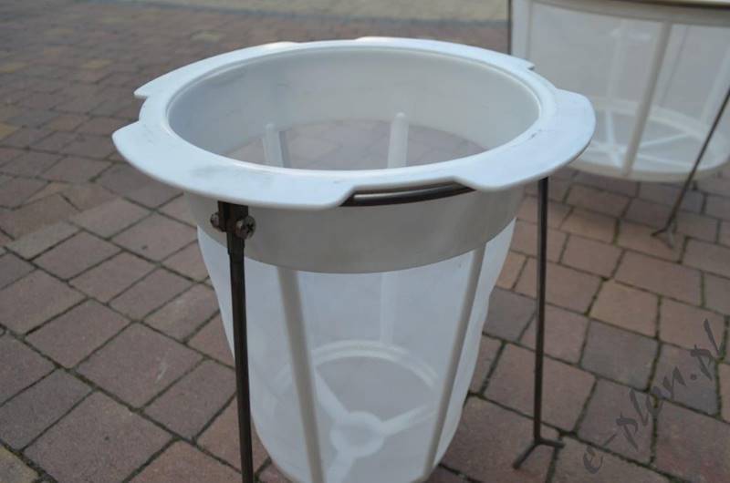 Sito cylindryczne plastik + stojak / kpl / małe
