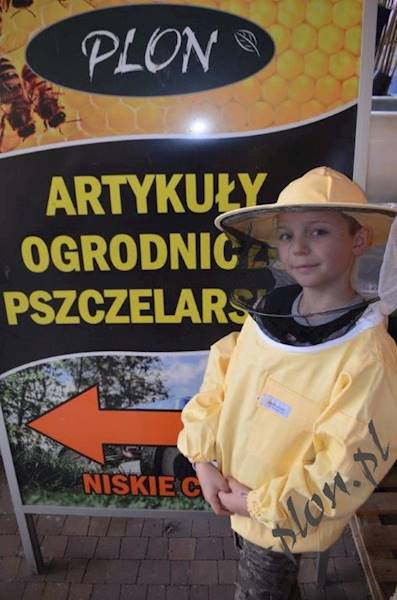 Bluza pszczelarska dziecięca z kapeluszem - 128