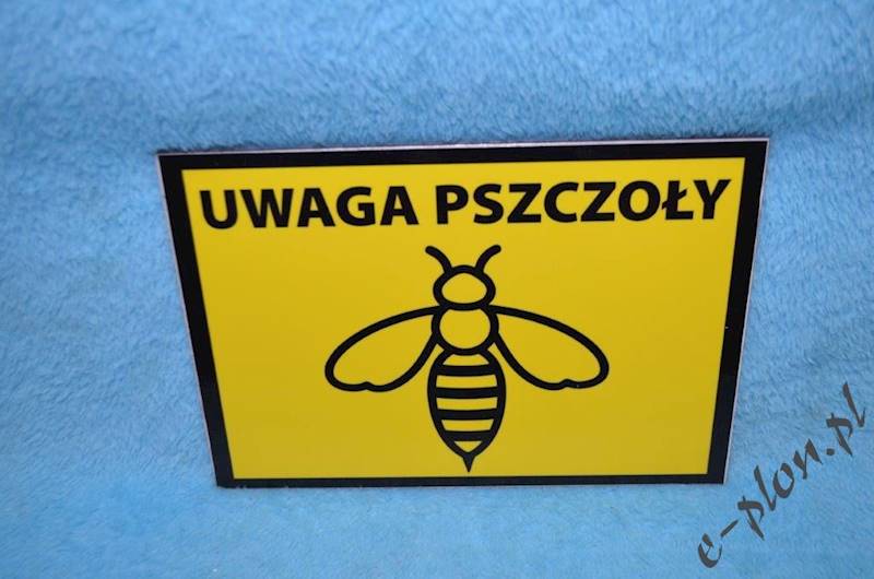 Tabliczka A3 "Uwaga pszczoły"  - wzór 52