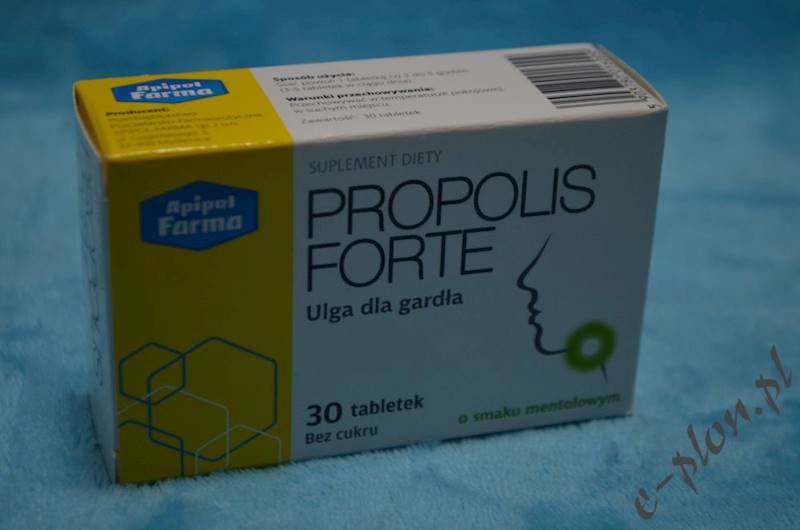 Propolis Forte smak mentolowy 30 tabl.