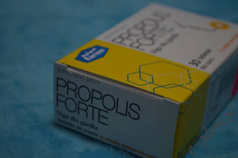 Propolis Forte smak pomarańczowy 30 tabl.