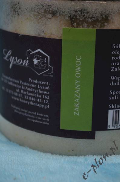 Sól do kapieli Zakazany Owoc z pyłkiem 750g/HT64