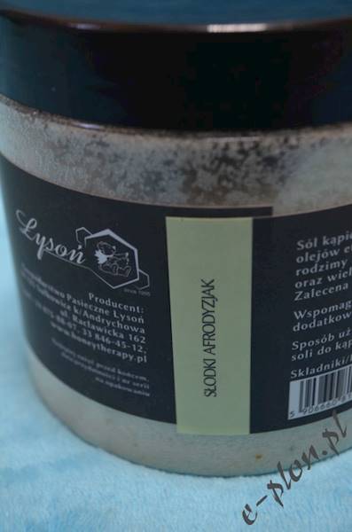 Sól do kapieli Slodki Afrod. z pyłkiem 750g/ HT21
