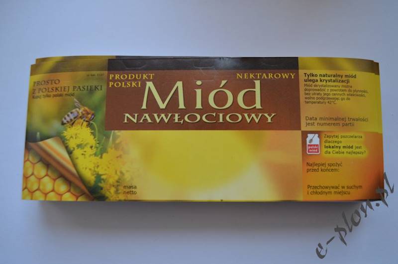 Etykieta samoprzylepna duża nawłoć E127