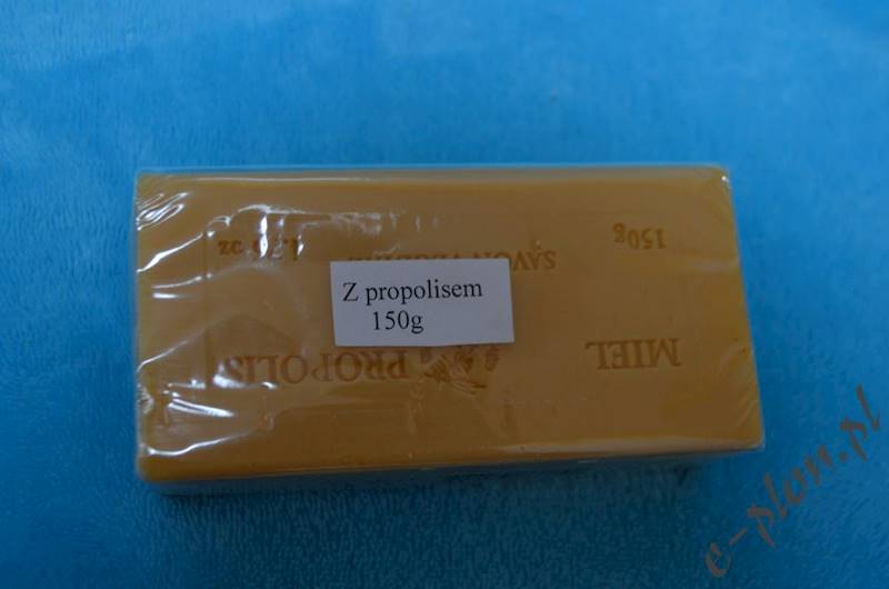 Mydło Miodowe z propolisem - mała kostka 150g 