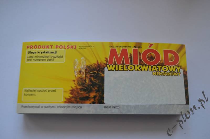 Etykieta samoprzylepna mała wielokwiat E11