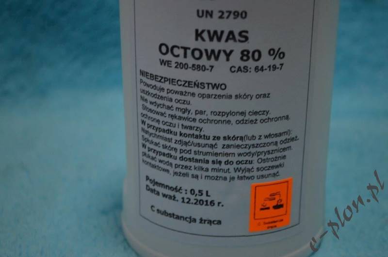Kwas octowy 0,5 l
