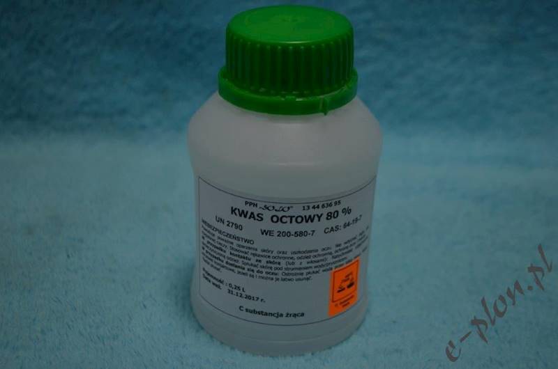 Kwas octowy 0,25 l