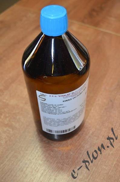Kwas octowy  80%  1 litr