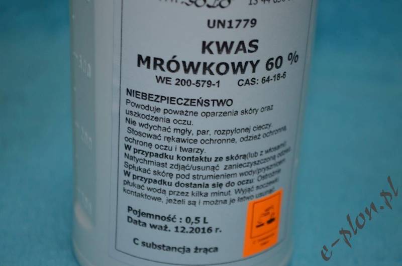 Kwas mrówkowy 0,5 l