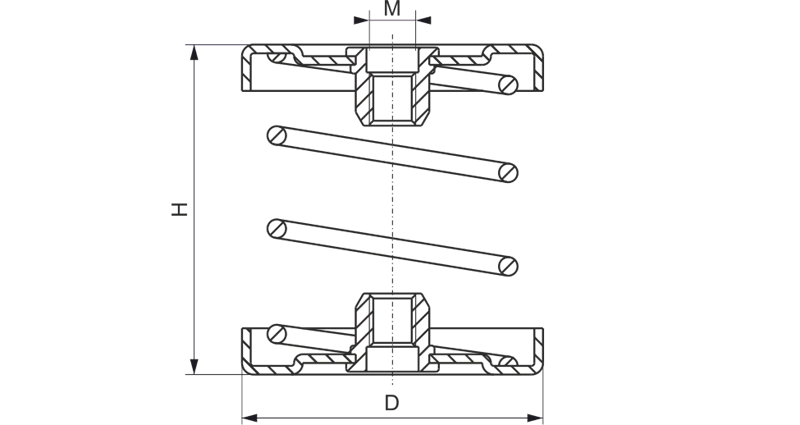 ISOTOP MSN 5 wibroizolator