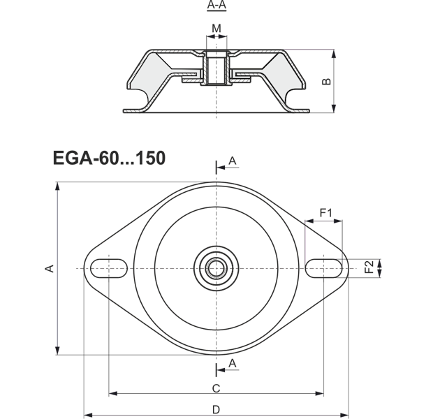 Egana EGA-80 wibroizolator
