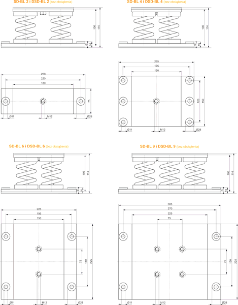 ISOTOP DSD-BL 6 wibroizolator
