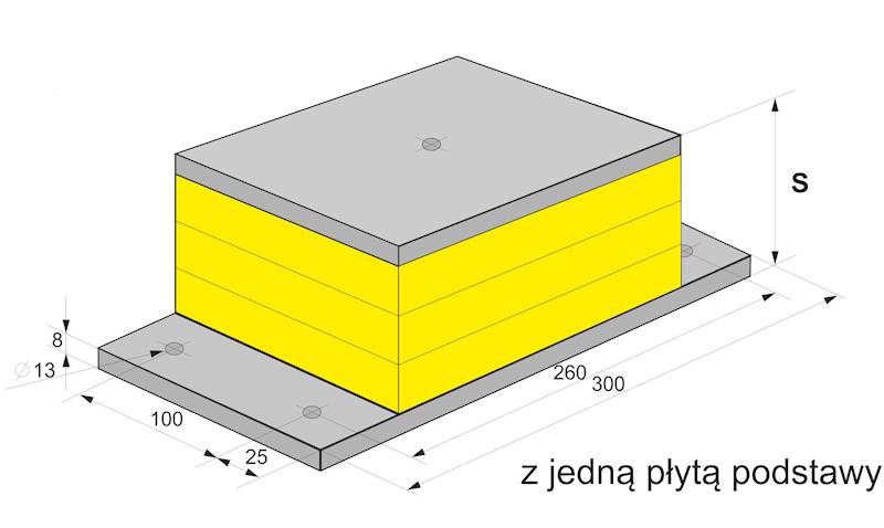 ISOTOP SE-12-3 wibroizolator