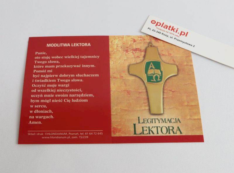Legitymacja Lektora II op.(10) 34/15239