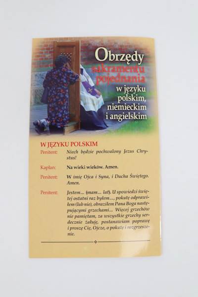 Obrzędy Sakra. Pojednania j.pol.ang.niem. 06/06467