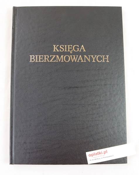 Księga BIERZMOWANYCH 14050  HL