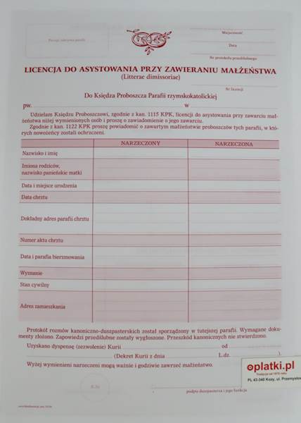 Licencja 15/236 op.25szt