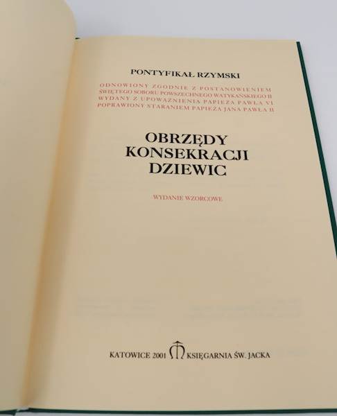 Obrzędy Konsekracji Dziewic 