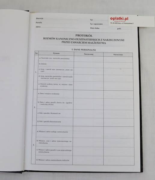 Księga Protokołów przedmałże.... 18/222