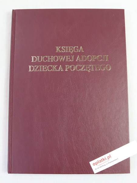 Księga duchowej adopcji 06/17240 HL
