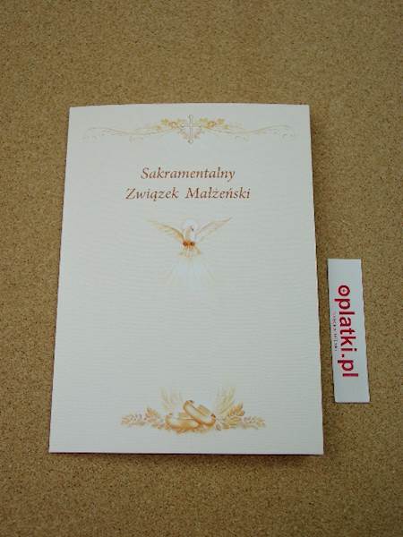 Pamiątka Ślubu + teczka AN (op. 20 szt)