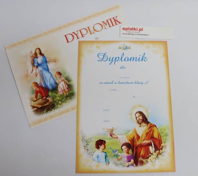 Dyplomik szkolny kl " 0 " AN