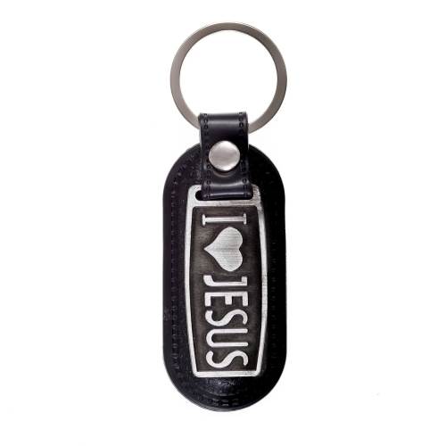 Brelok I Love Jezus satynowa powłoka JS K5005S