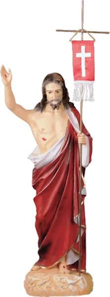 Figura Chrystus Zmartwychwstały 63 cm nr. 435N