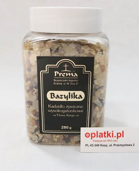 Kadzidło BAZYLIKA Żyw.Wysokogat.Premium 280g