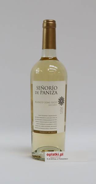Senorio Paniza Blanco wino białe półwytrawne