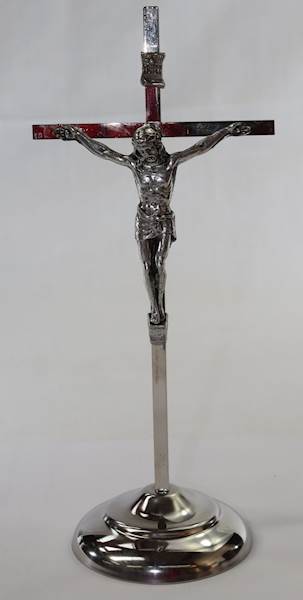 Krzyż stojący metalowy duży KSMD