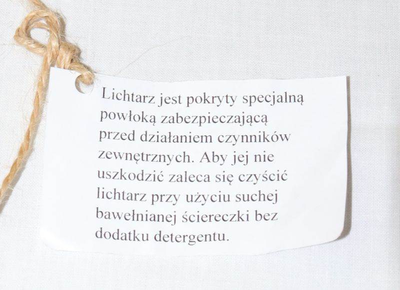 Lichtarz mosiężny L 20 34 cm (2024)