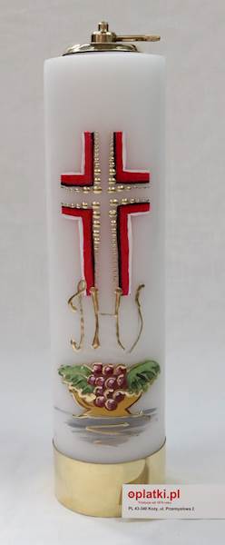 Świeca olejowa OR15A biała w.regulowany 8/30