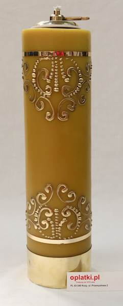 Świeca olejowa OR33 wosk w.regulowany 8/30
