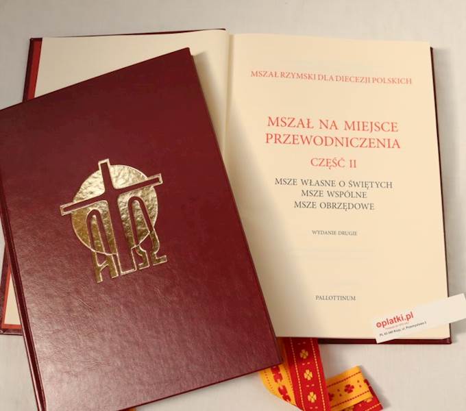 Mszał na miejsce przewodniczenia Część II