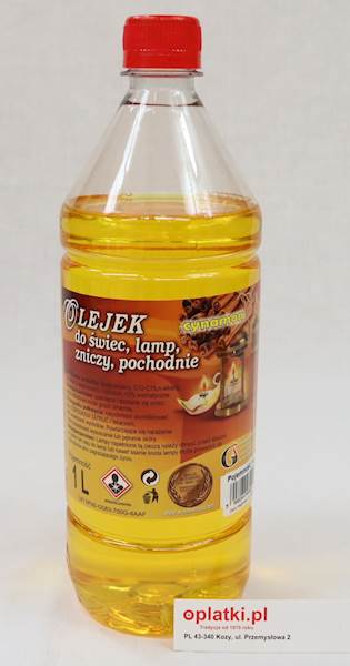Olej zapach cynamon do lamp, świec 1L MIX