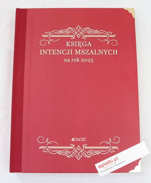 Księga mała Intencji Mszalnych na rok 2025 WJ