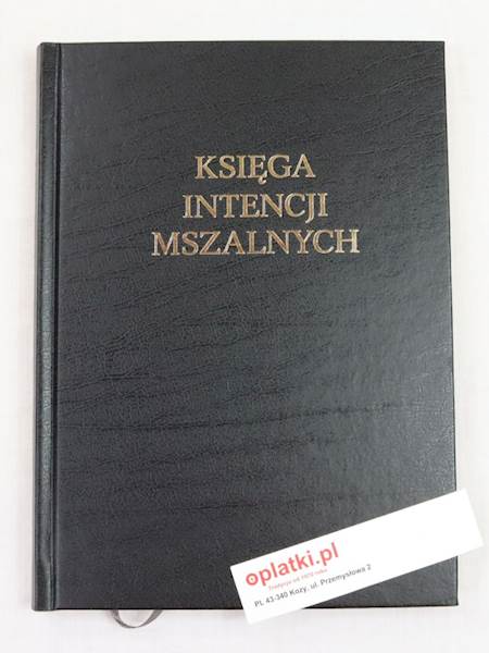 Księga Intencji A5 (mała) 07/17021 czarna A5