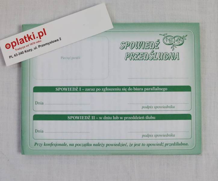 02 Spowiedź przedślubna 20145/1 op.50