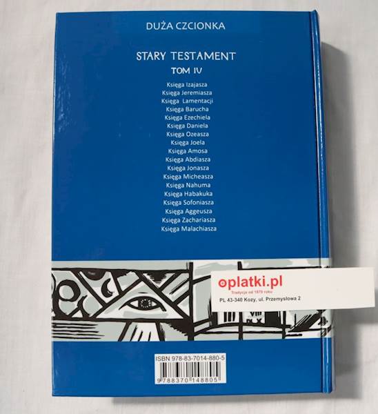 Stary Testament duży druk  T4 PL