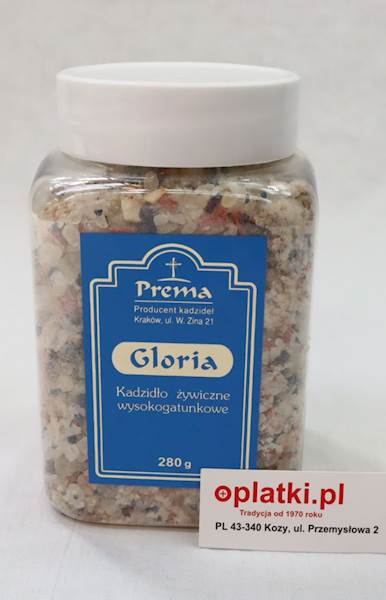 Kadzidło GLORIA Żyw.Wysokogat.Premium 280g