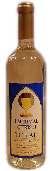 Lacrimae Christi Tokaji 0,75l wino półwytrawne