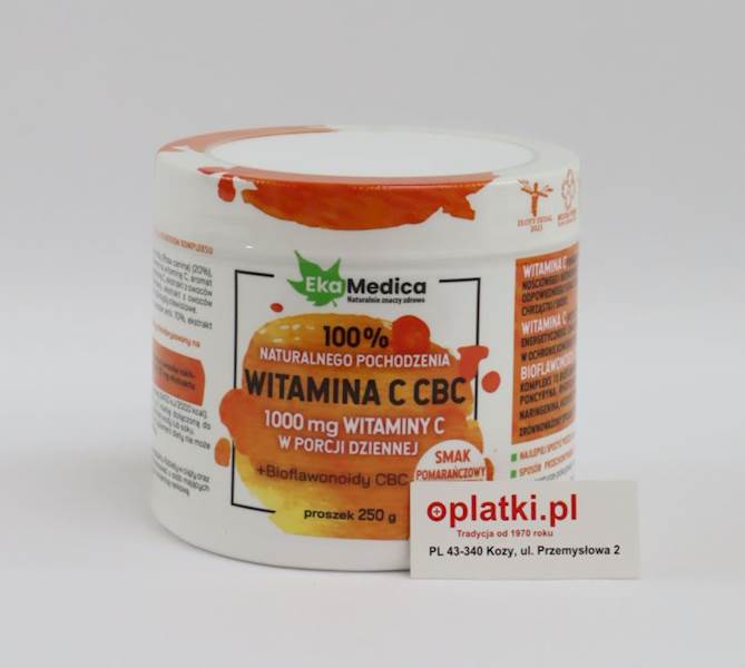 Witamina C CBC Pomarańczowa proszek 250g