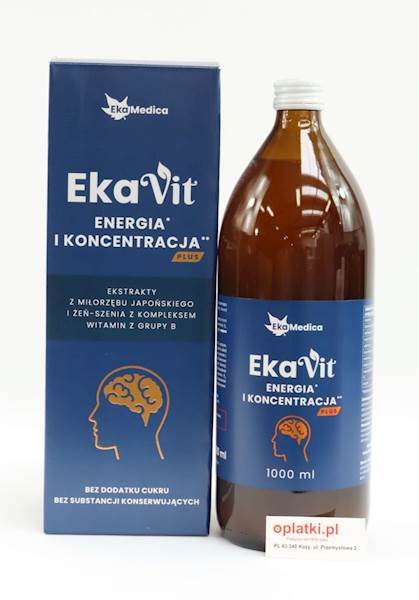 EKAVIT ENERGIA I KONCENTRACJA 1L Suplement diety